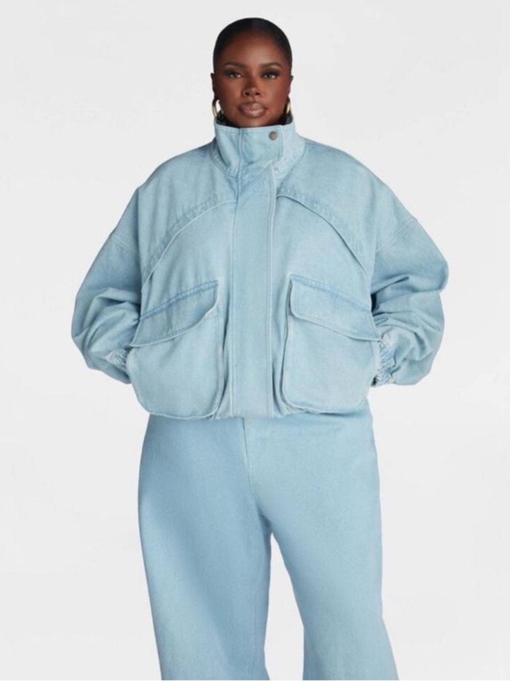 KBB by KAHLANA “The Denim Bomber Jacket”